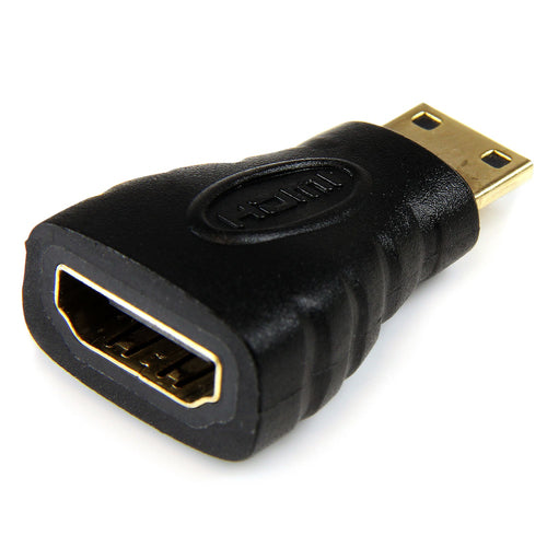 StarTech.com Mini HDMI to HDMI Adapter - 4K High Speed HDMI Adapter - 4K 30Hz Ultra HD High Speed HDMI Adapter - HDMI 1.4 - Gold Plated Connectors - UHD Mini HDMI Adapter 4K - Black StarTech.com Mini HDMI to HDMI Adapter - 4K High Speed HDMI Adapter - 4K 30Hz Ultra HD High Speed HDMI Adapter - HDMI 1.4 - Gold Plated Connectors - UHD Mini HDMI Adapter 4K - Black